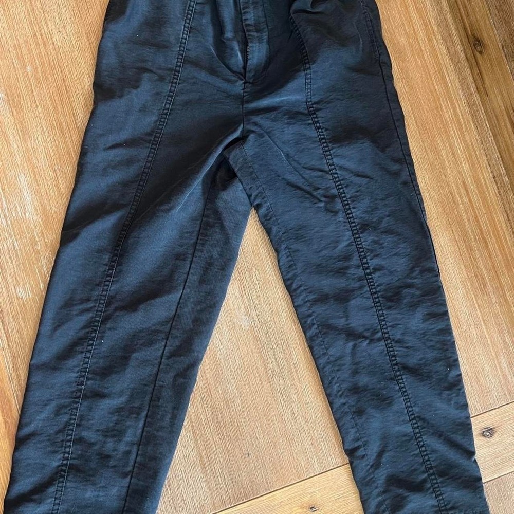 Madewell black linen pants size XXS